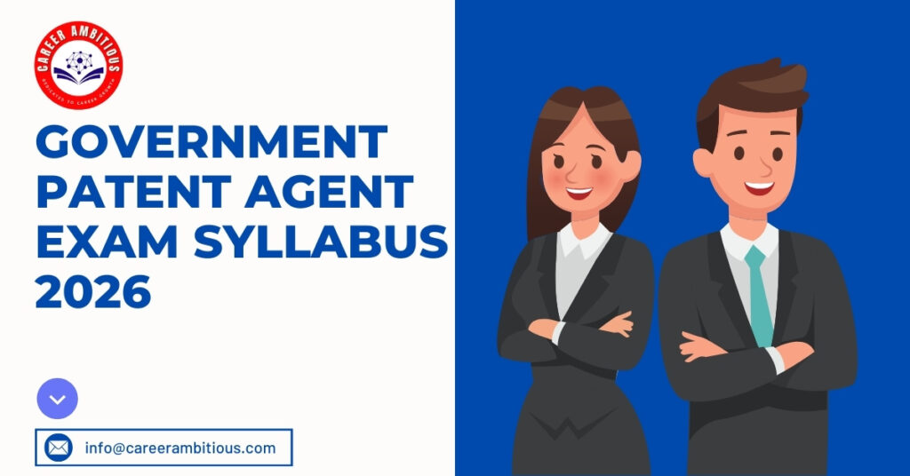 Government Patent Agent Exam Syllabus 2026