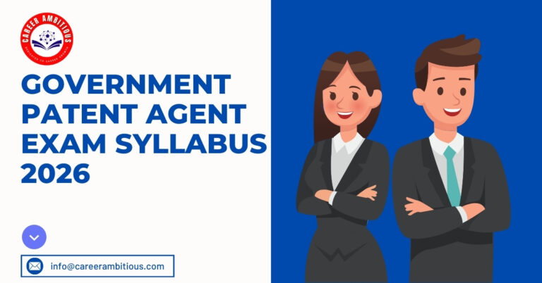 Government Patent Agent Exam Syllabus 2026