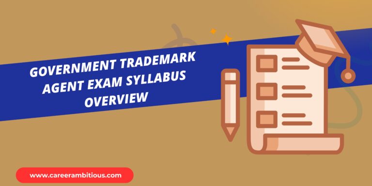 government trademark agent exam syllabus