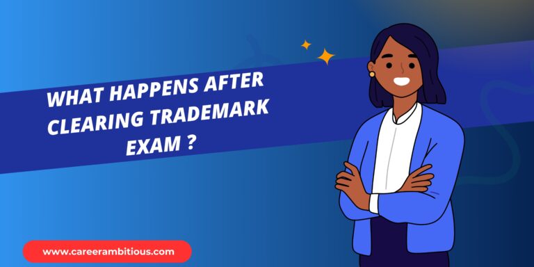 what happens after clearing trademark agent exam