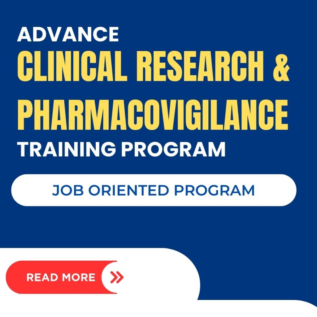 advance clinical research and pharmacovigilance training