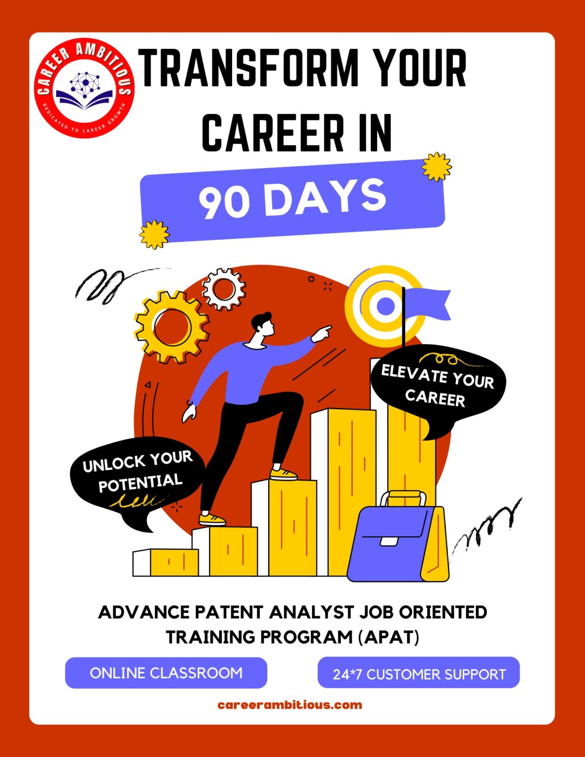 jobs in 90 days , career , advance patent analyst job oriented training program