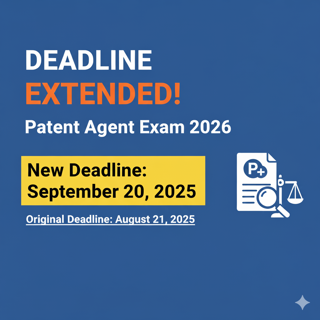 Last Date Extended for Patent Agent Exam 2026